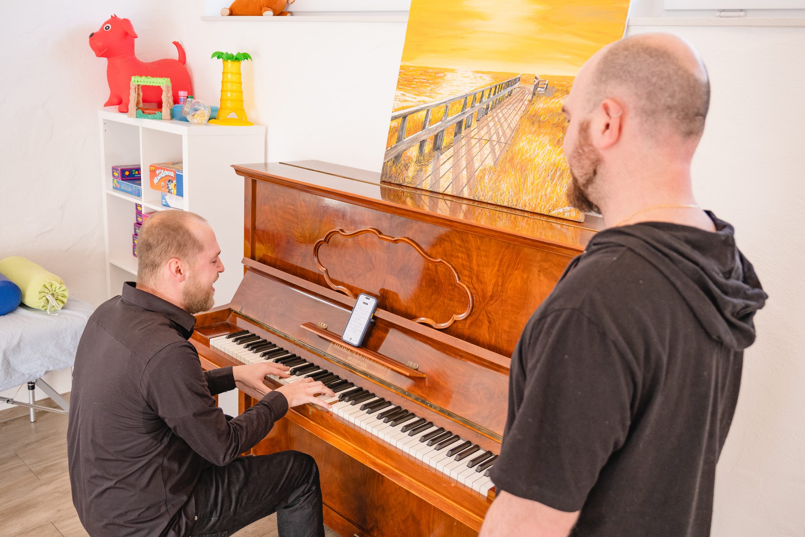 Stimmtherapie geht auch mit Musik